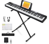 Donner DEP-1 piano digital 88 teclas con soporte pedal de sustain y bolsa