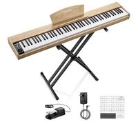 DONNER DEP-1S Digital Piano with stand Light Wood UK/EU