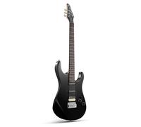 Donner DMT-66 39 Inch Guitarra Eléctrica de Tamaño Completo para Principiantes, Kit de Guitarra Eléctrica con Funda Negro
