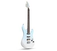 Donner DMT-66 39 Inch Guitarra Eléctrica de Tamaño Completo para Principiantes, Kit de Guitarra Eléctrica con Funda Azul Degradado