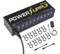 Donner Dp-1 - Fuente de alimentación para pedal de guitarra con 10 salidas aisladas de CC para pedal de efecto de 9 V/12 V/18 V