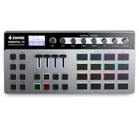 Donner Essential D1 Finger Drum Machine & Step Sequence Combined, Boast Color-Coded UI, 12 Tracks Sample, 16 RGB Beat Pads, 64 Preset Beat Patterns, 5 Endless Encoders, Reverb & Delay Effects