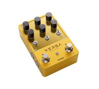 Donner Guitar Reverb & Delay Pedal - 2 in 1 with Tap Tempo, Preset Saving, Stereo in/out, Digital 3 x 3 Multi-Mode Effects Electric Guitar Pedal, True Bypass (Yellow Fall II)