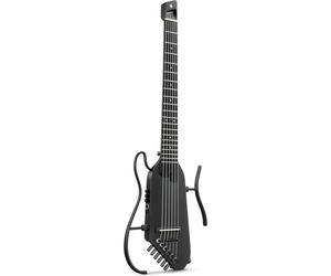 DONNER HUSH-C Guitarra Clásica Eléctrica Sin Pala Cuerdas Nylon Negra