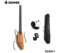 Donner HUSH-I Guitarra silenciosa inteligente Viaje Portátil Destacável Folk Guitarra de madera sin cabeza HUSH-I Maple