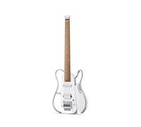 DONNER HUSH X LIVE Guitarra Eléctrica con Altavoz Desmontable, Blanco