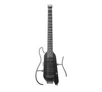 Donner HUSH X PRO Kit de guitarra eléctrica - Guitarra de viaje inteligente con docenas de combinaciones preestablecidas, 7 opciones de simulación de tono, Negro