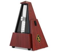 Donner Mechanical Metronome for Piano Guitar Drum Violin Saxophone Musician, Track Beat and Tempo, Loud Sound, Steel Movement, DPM-1 Red