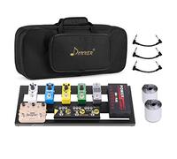 Donner Pedalera de efecto para Guitarra Electrica Ligero y Portable con Bolsa de Transporte y Cinta de Gancho y Bucle, Tablero de Pedal de Aleación 510 * 200 * 30 mm (DB-2)