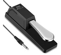 Donner Sustain Pedal, Pedal de Piano de Teclado Universal Amortiguador Pedal Para Piano Digital MIDI Teclado Sintetizador de órganos Electrónicos