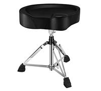 Donner - Taburete Ajustable para batería, Silla Acolchada para batería de Estilo Motorista para conciertos