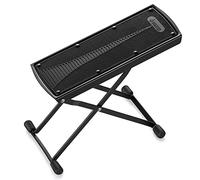 Donner - Taburete para guitarra (altura ajustable, reposapiés, para guitarra clásica), color negro