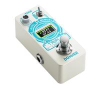 Pedal de guitarra Donner Triple Looper, pedal de bucle de tiempo de bucle de 90 minutos con pantalla, pedal de bucle de 3 bucles con sobregrabaciones ilimitadas Deshacer/Rehacer