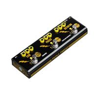 Donner X Third Man Hardware Pedal multiefecto, triple amenaza 3 en 1 pedal de guitarra analógica distorsión Phaser Echo Pedal con adaptador para guitarra eléctrica