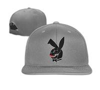 Donnie Darko Playboy Men's Style Plain Adjustable Snapback Hats Ash(XX-Large)