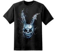 Donnie Darko T Shirt Frank Motion Horror Film Men's Fashion Crew Neck Short Sleeves Cotton Tops Clothing Black Black