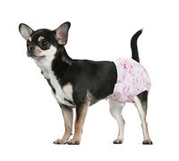 Dono Pañales Desechables para Perros Hembras, Pañales Super Absorbentes para Perros, Pañales para Cachorros con Tecnología Flash Dry Gel, Pañales a Prueba de Fugas para Perros con Calor，incontinencia