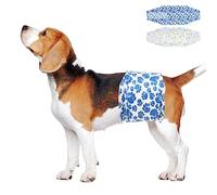 Dono Pañales desechables para perros machos, 40 unidades, indicador de humedad, bandas para el vientre del perro, superabsorbentes, a prueba de fugas, incontinencia, micción excitable, calor