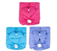 Dono Pañales para perros femeninos, reutilizables, pantalones de calor para perros en temporada, pañales de período para perros, pañales para perros femeninos, pañales para cachorros para