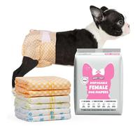Dono Pañales para Perros Hembra,20 uds, pañales para Gato, pañales para Perro, indicador de Humedad,Paquete de 3 Colores,Super Absorbente, a Prueba de Fugas, incontinencia, Perros en celo,XXS,XS,S,M