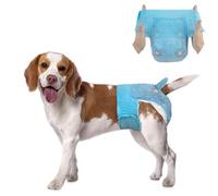 DONO Pañales Perros, 40 Unidades, Pañales para Perros Hembra con Cintura elástica, pañales Pull-up, superabsorbentes, M (30-50 cm)