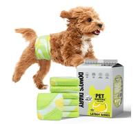 DONO Pañales Perros Machos, Antideslizantes, 40 Unidades, Pañales para Perros, Pañal Perro Macho, Superabsorbentes para la Incontinencia, adiestramiento de Cachorros, Viajes, XS, S, M, L