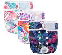 Dono Pañales Reutilizables para Perros Hembra, Grandes, medianos y pequeños, Pantalones térmicos Lavables para Perras, Paquete de 3 Bragas para Perras en Temporada, pañales Sanitarios Ajustables