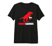 Donorsaurus Donante de Sangre Divertido Dinosaurios Donante de Sangre Camiseta Premium