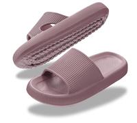Donpapa Zapatillas Mujer Hombre Chanclas Sandalias Verano Pantuflas Playa Piscina Baño Comodas Suaves Ducha Interior Exterior Borgoña 280