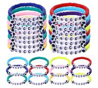DONQTWAY Pulseras de fútbol, One Size, Arcilla polimérica, Sin piedra preciosa