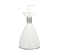 DONREGALOWEB Aceitera de Cristal con Forma conica de 500ml de Capacidad y tapón antigoteo