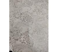 DONREGALOWEB Camino de Mesa con Flores Blanco y Plata 180x33 cm