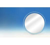 DONREGALOWEB Espejo de baño de Pared y acrílico con ventosas y 5 aumentos Decorado en Color Transparente