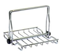 DONREGALOWEB Servilletero de Metal Cromado de Estilo Sencillo