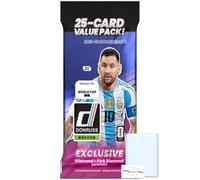 Donruss Road to World Cup Soccer Cello/Fat Pack 2025-26 con 25 tarjetas coleccionables en total + cargador superior e imán StreetCards ¡Busca Kaboom!