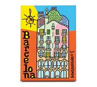 DONSOUVENIR MAGNETICO Barcelona - ILUSTRACION DE LA CASA BATLLÓ DE GAUDÍ - IMAN