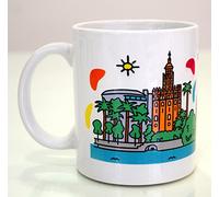 DONSOUVENIR Taza MUG Sevilla Torre del Oro Y Giralda