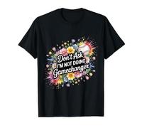 Don't Ask I'm Not Doing Gamechanger Baseball Puns |- Camiseta gráfica económica, Hombre, Negro, S