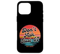 Don't Ask Just 67 Funny Six Seven Meme Retro Design Carcasa para iPhone 16 Pro MAX