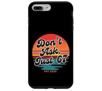 Don't Ask Just 67 Funny Six Seven Meme Retro Design Carcasa para iPhone 7 Plus/8 Plus