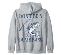 Don't Be A Dumb Bass, Divertido Juego de Palabras, Amante de los Peces Sudadera con Capucha
