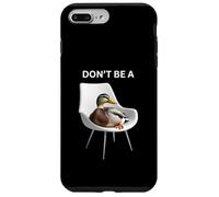 Don't Be A Sitting Duck Silly Pun Humor para los Amantes de los Animales Carcasa para iPhone 7 Plus/8 Plus
