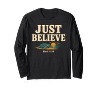 Don't Be Afraid Just Believe Mark 5:36 Sea Turtle Faith Manga Larga