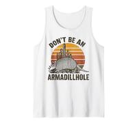 Don't Be An Armadillhole Funny Armadillo Cita Western Retro Camiseta sin Mangas