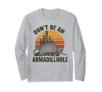 Don't Be An Armadillhole Funny Armadillo Cita Western Retro Manga Larga