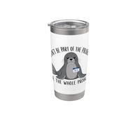 Dont Be Part of The Problem Funny Seal Art Vaso térmico de acero inoxidable de doble pared