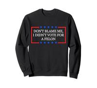 Don't Blame Me, I Didn'T Vote for A Felon Sudadera