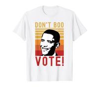 Don't Boo Vote Democratic Obama Speech Halloween Camiseta gráfica económica, Hombre, Blanco, XL