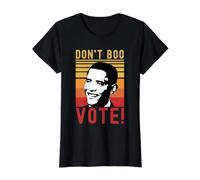Don't Boo Vote Democratic Obama Speech Halloween Camiseta gráfica económica, Mujer, Negro, S