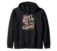 Don't Bother Me I'm Crabby Crustacean Seafood Puns - Sudadera con Capucha